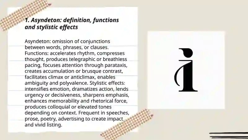 Synatical expressive means and stylistic devices 3