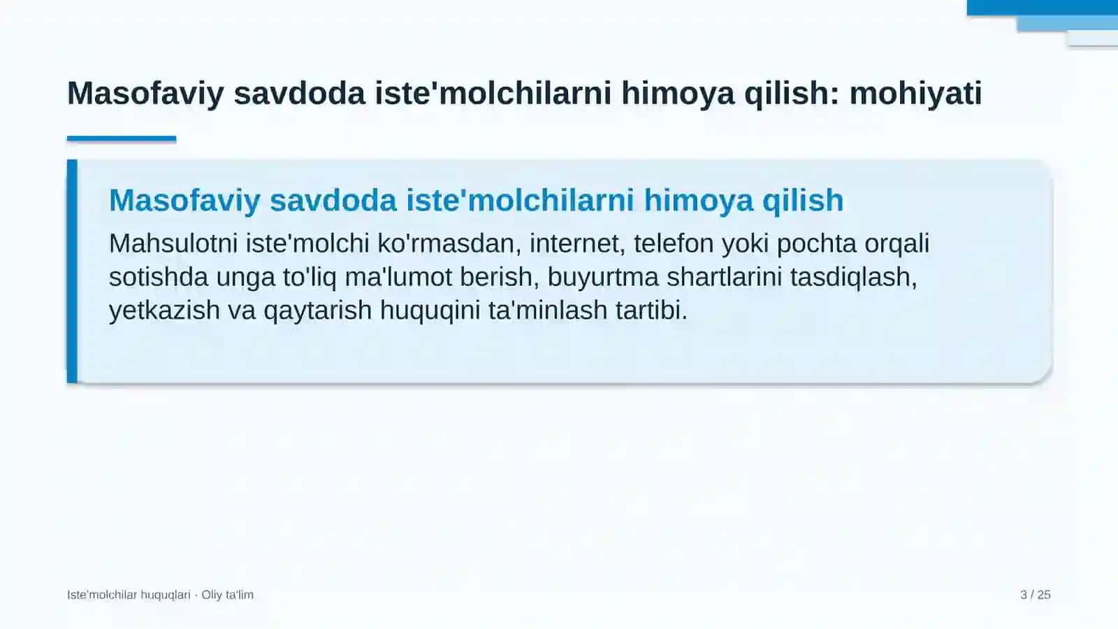 bolalar nashrlarida masofaviy savdoda iste'molchilarni himoya qilish 3623 3