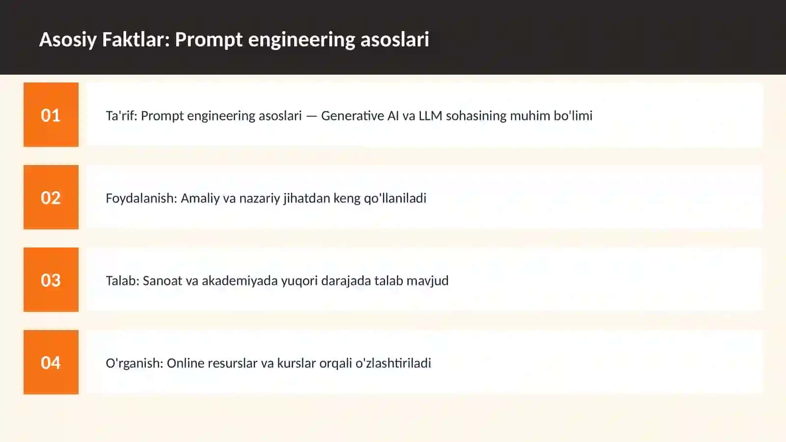 Prompt engineering asoslari 3