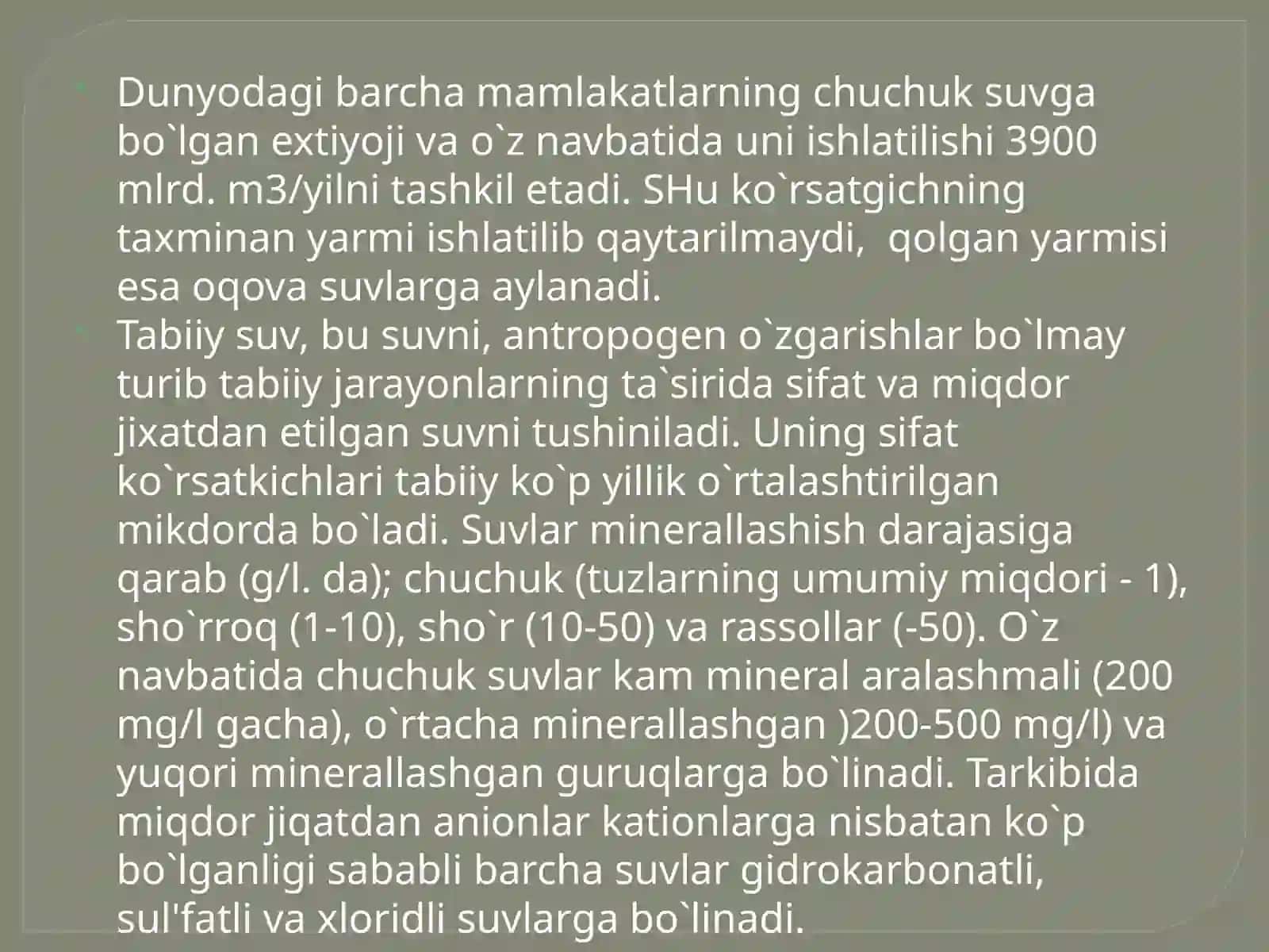 Oqovasuvlar va ularning inflanishi 3