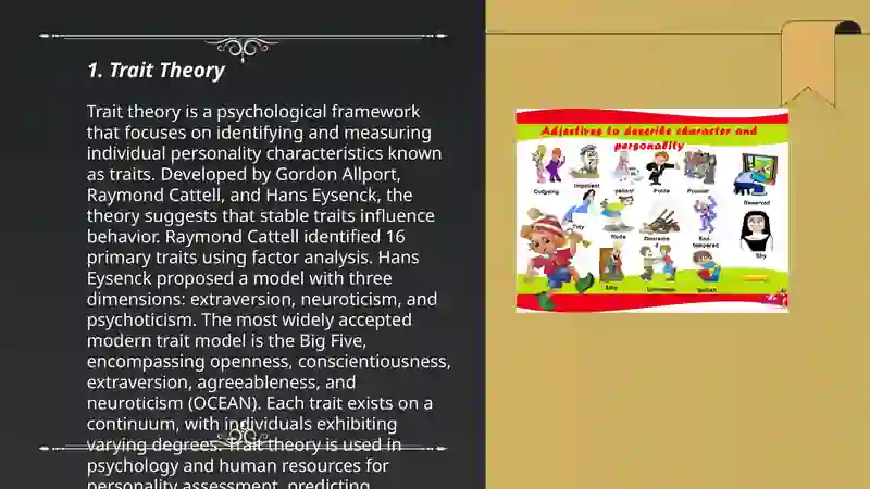 Trait Theory 3