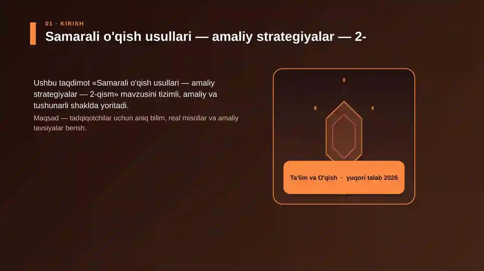 Samarali o'qish usullari — amaliy strategiyalar — 2-qism 3