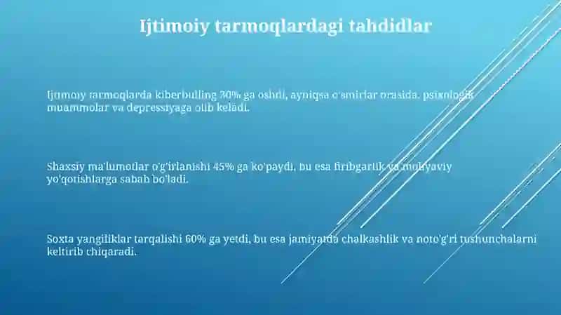 Ijtimoiy mediada tahdidlar, xurujlar va xavf-xatarlar 3