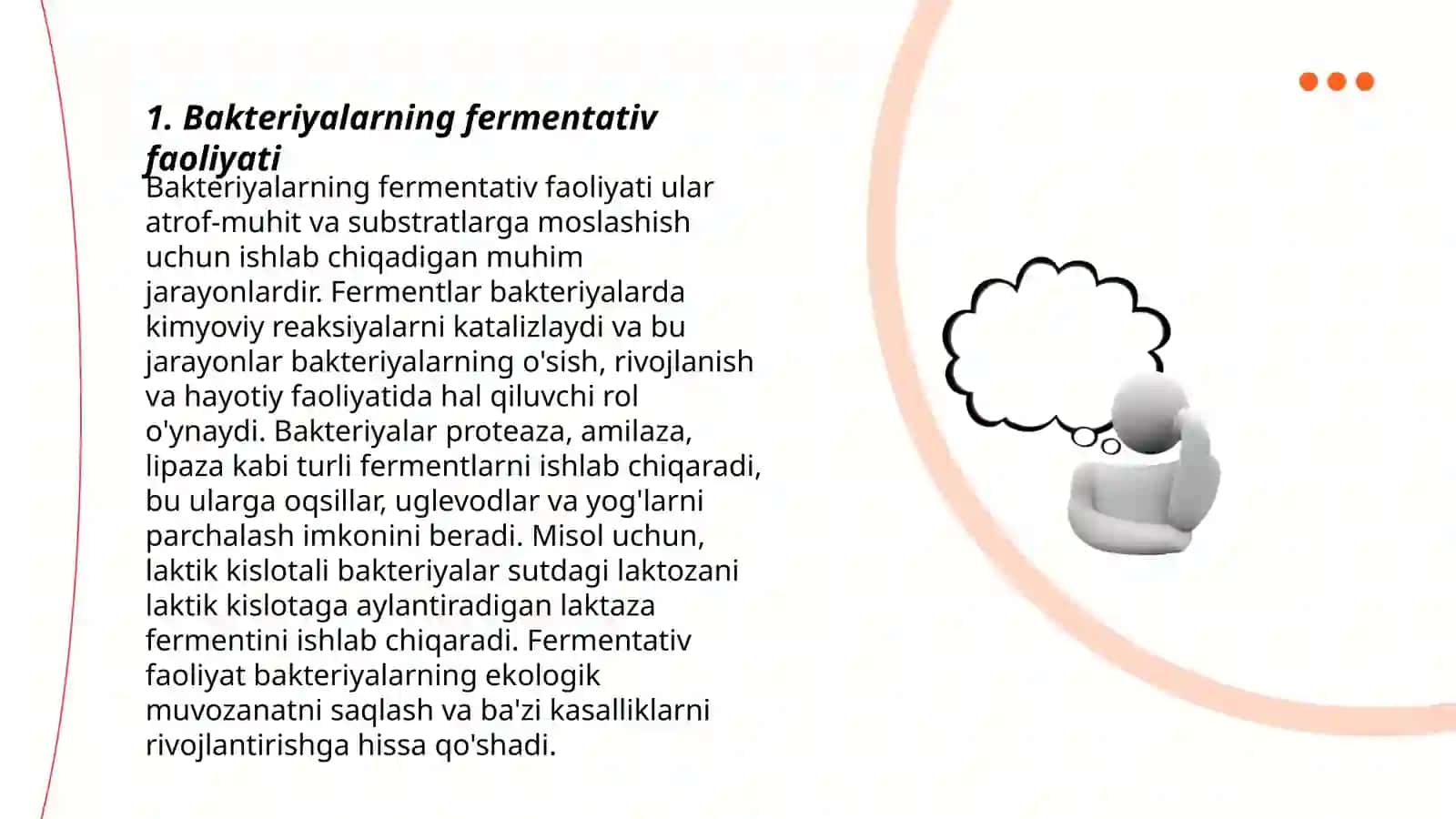 Bakteriyalarni fermentativ, biokimyoviy, serologik o’rganish. Oziq muhitlar 3