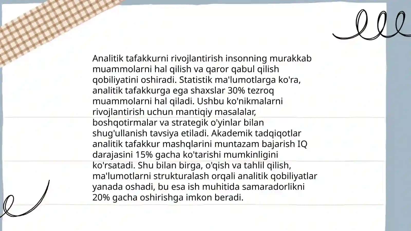3-sinfda mantiqiy fikrlash qobiliyatini rivojlantirish metodikasi 3