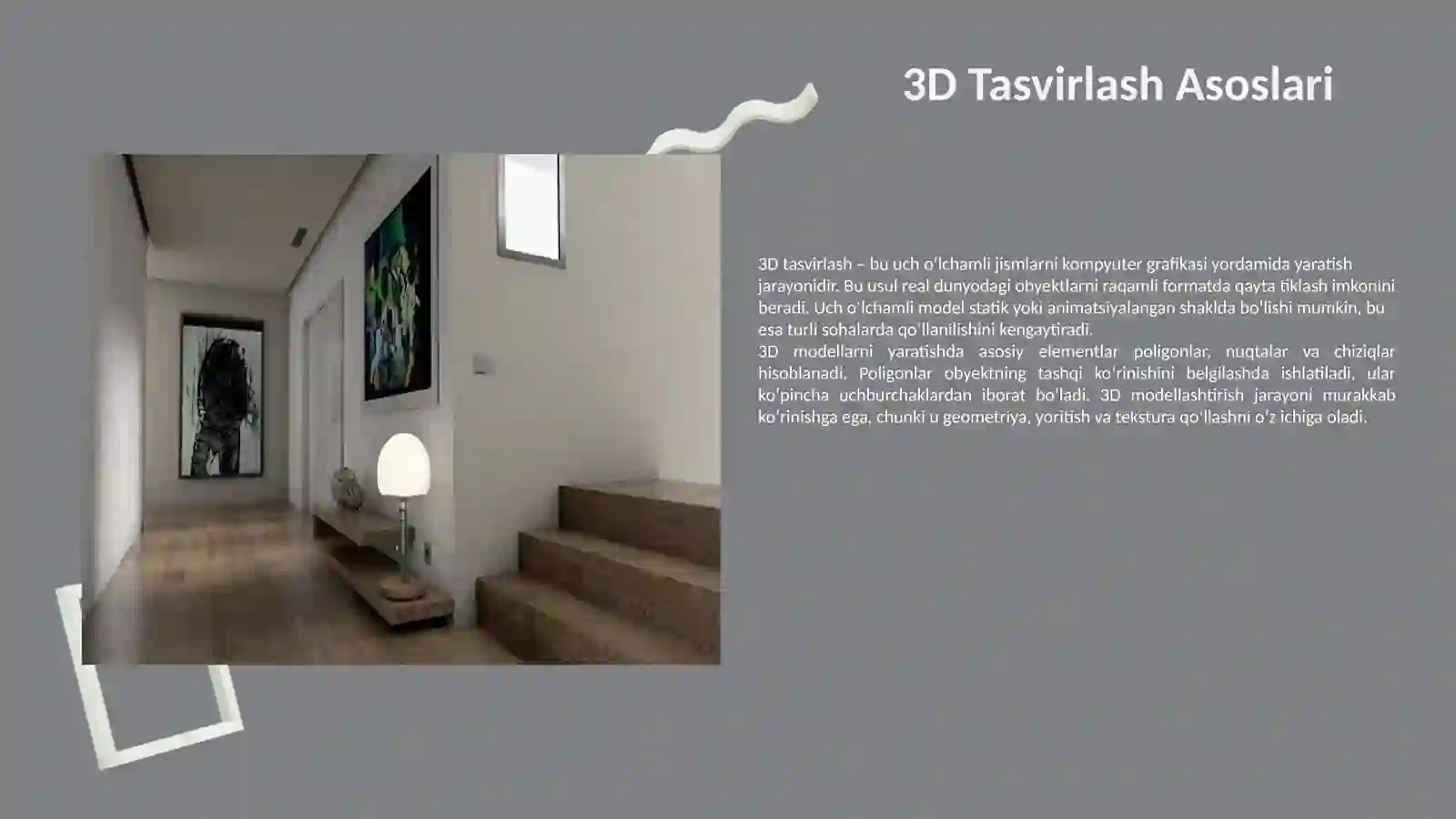 3D Tasvirlash Asoslari 3