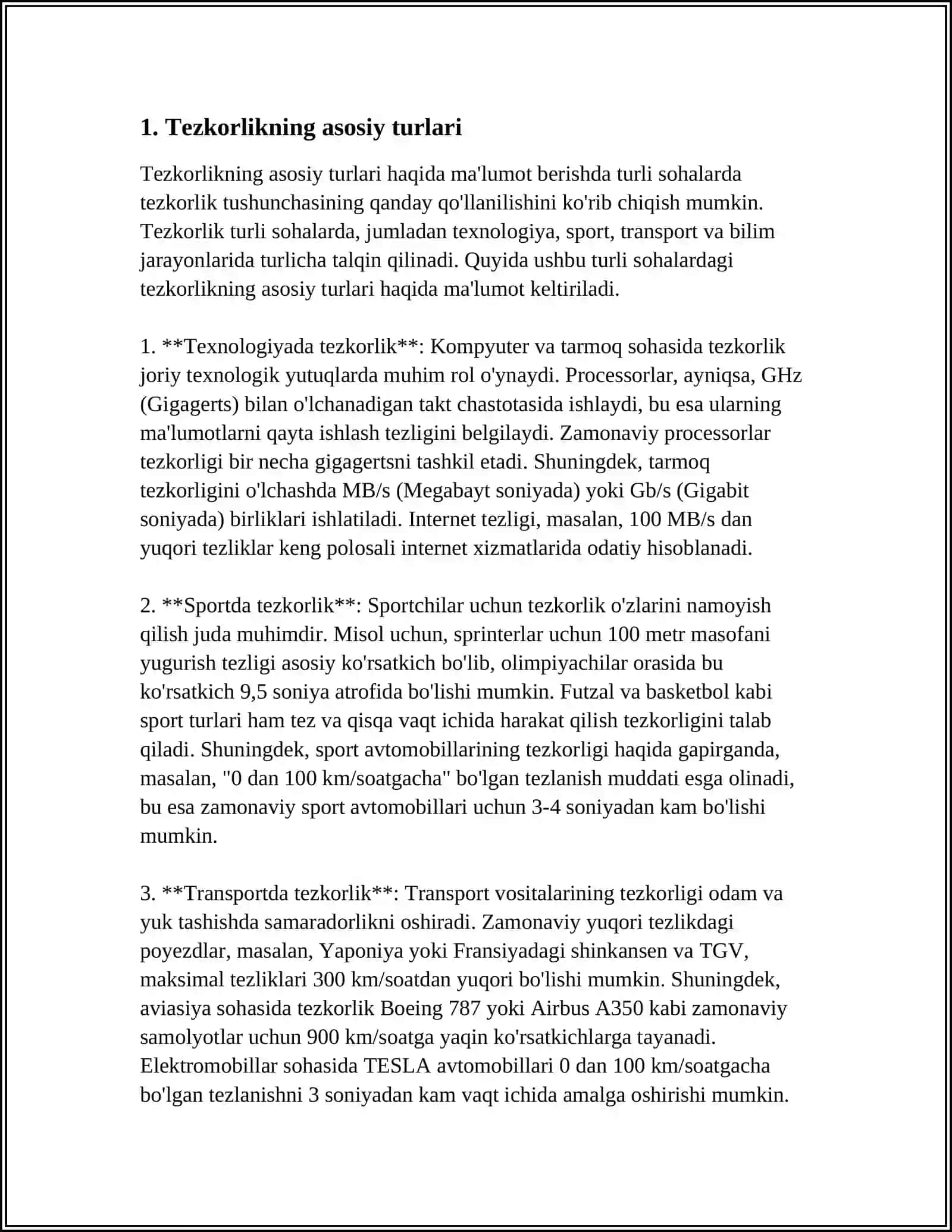 JISMONIY TARBIYADA TEZKORLIK SIFATI TURLARI VA RIVOJLANISH USLUBIYATI 3