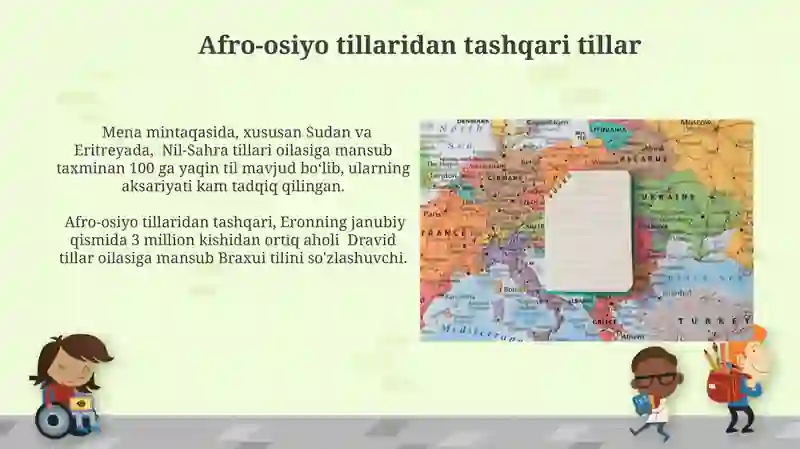 Yaqin Sharq va Shimoliy Afrika tillari 3