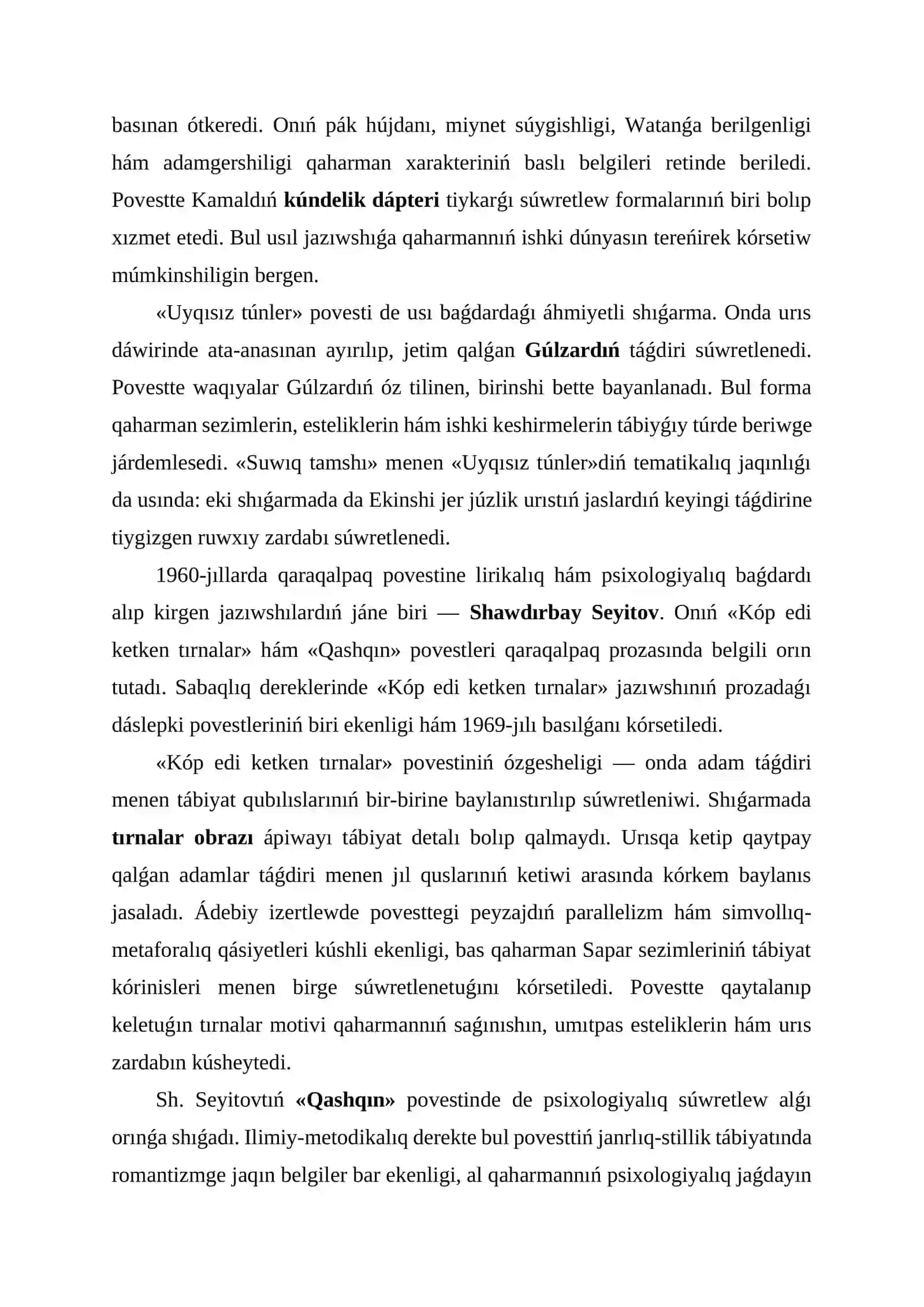 Qaraqalpaq Povestleri 1960-1980-jıllardaǵı 3