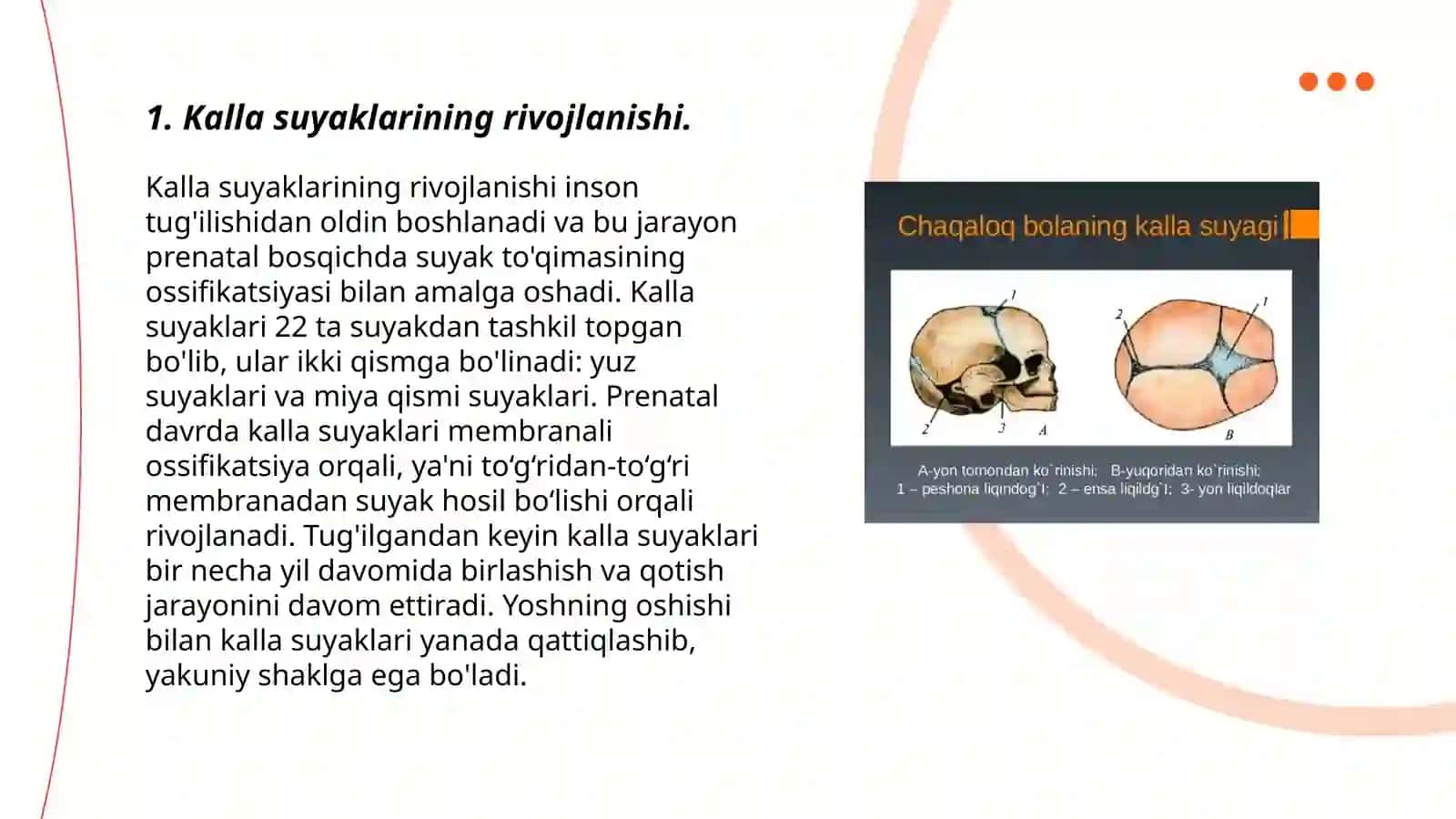 Kalla suyaklarining yoshga qarab òzgarishi Abror 3