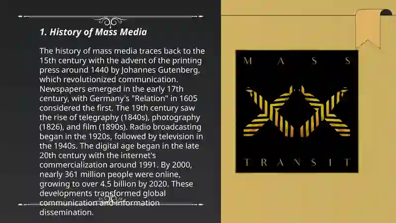 Mass media history overview 3