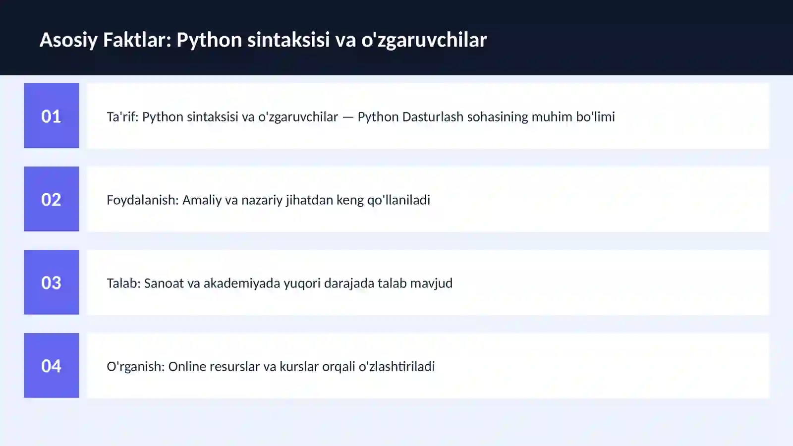 DASTURLASH | PYTHON DASTURLASH 3
