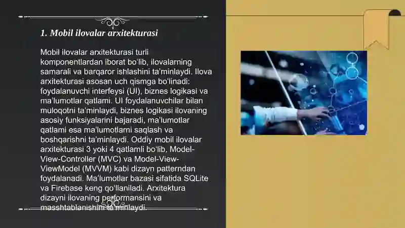 Mobil ilovalar arxitekturasi 3