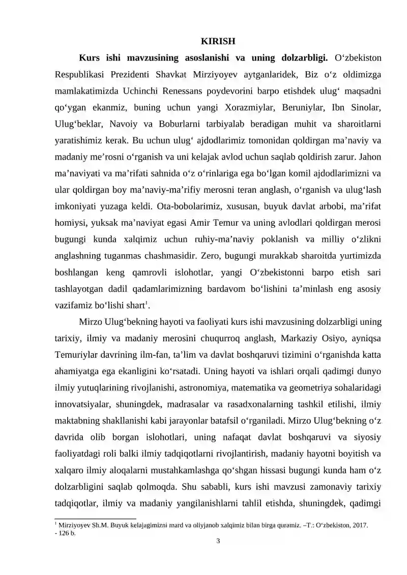 MIRZO ULUGʻBEKNING HAYOTI VA FAOLIYATI 3