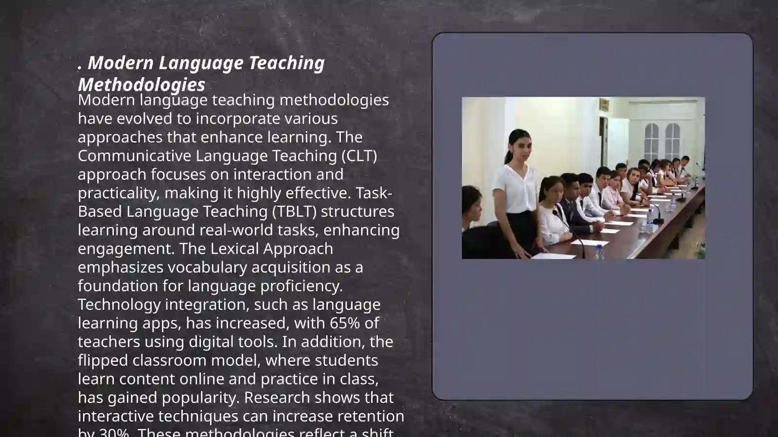 Modern Language Teaching Methodologies 3