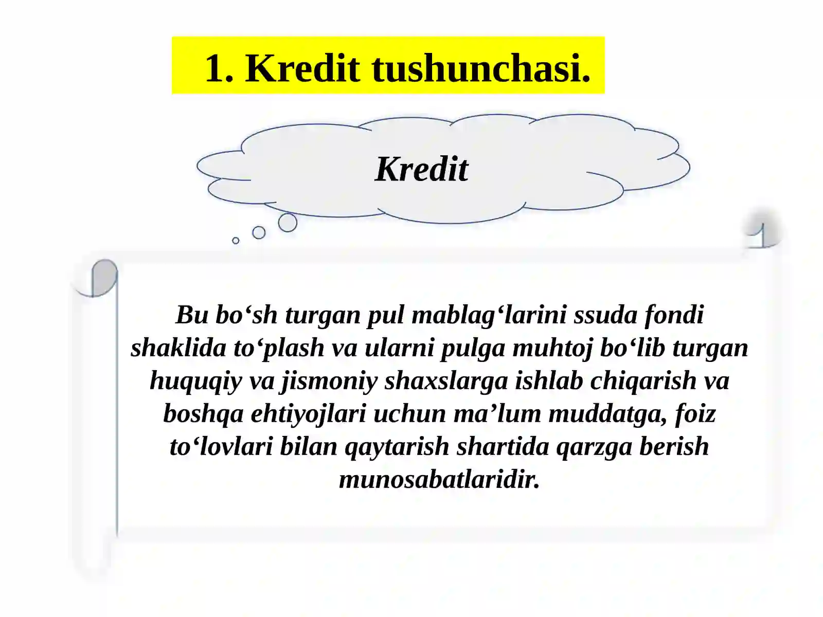 Pul-kredit siyosati 3