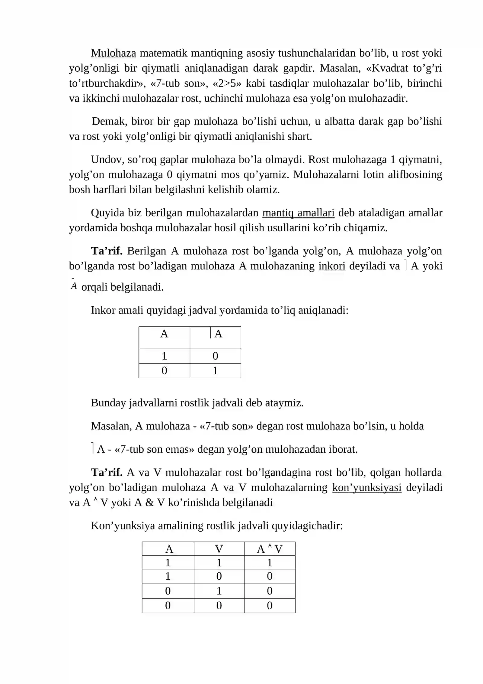 Matematik mantiq elementlari 3