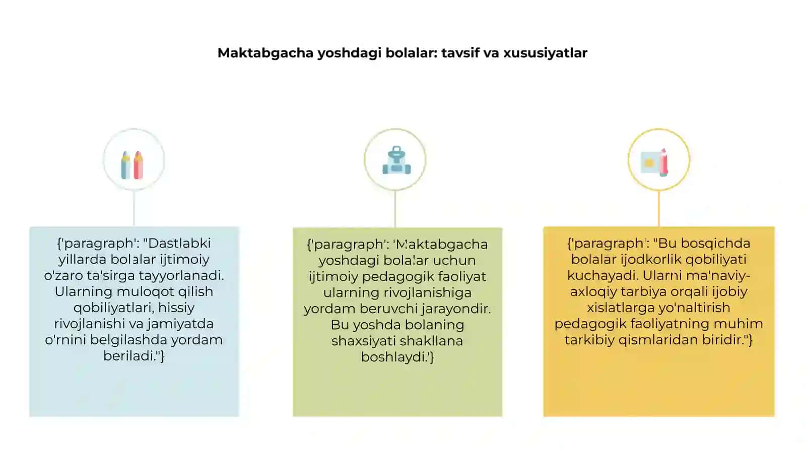 Maktabgacha yoshdagi bolalar: tavsif va xususiyatlar 3