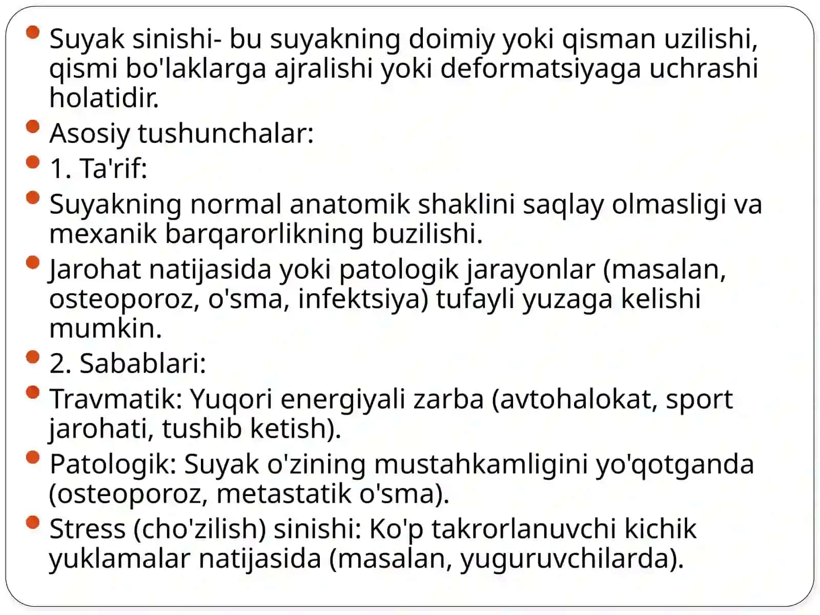 Suyak sinishi 3