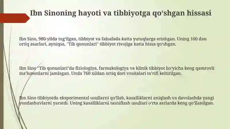 Abu Ali Ibn Sino asarlarida tibbiy geografik bilimlarning yoritilishi 3
