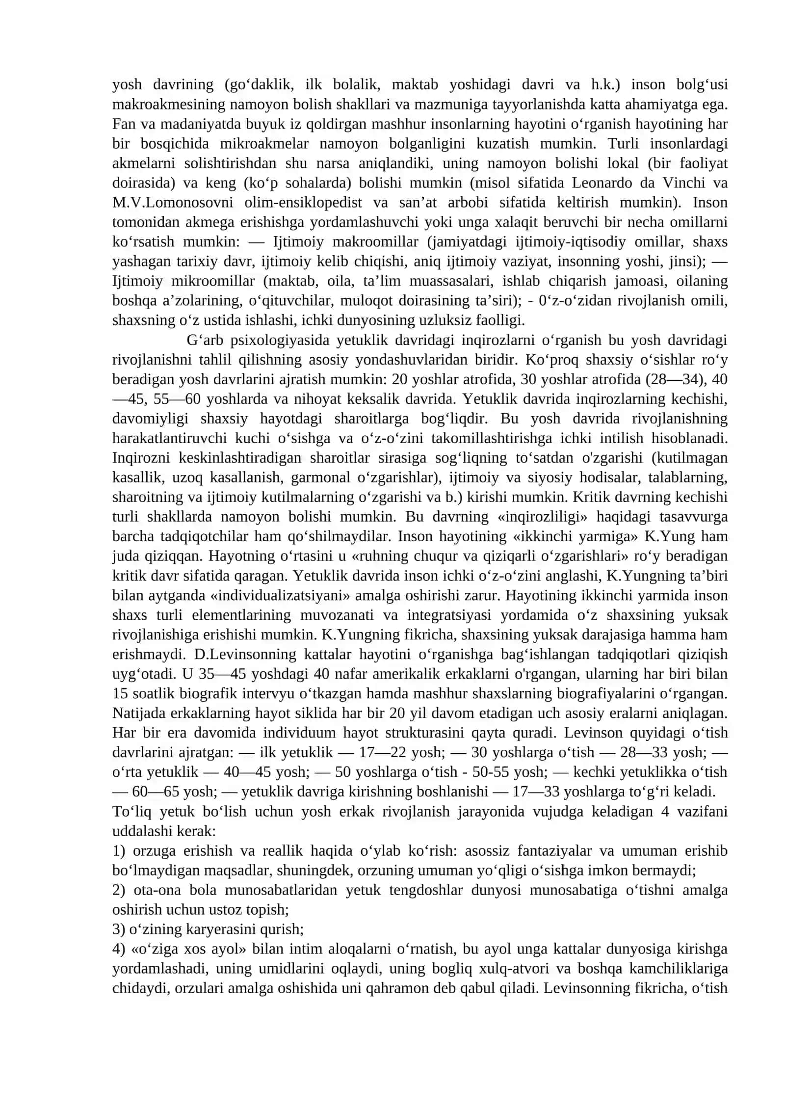 Yetuklik va keksalik davrining psixologik xususiyatlari 3