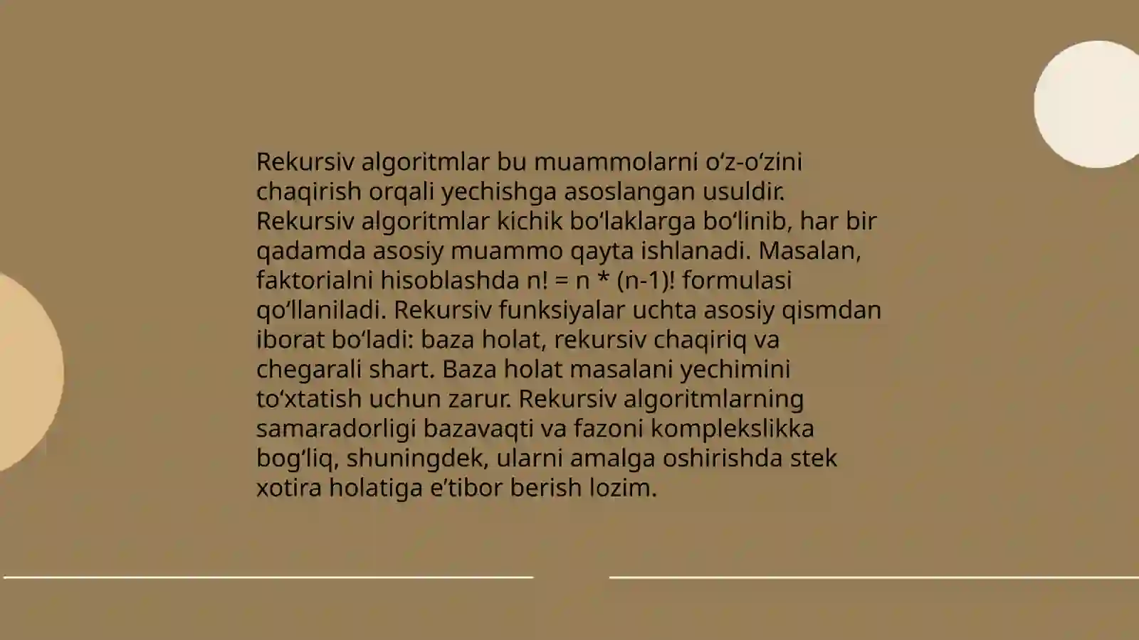 Algoritmlar kutubxonasi 3
