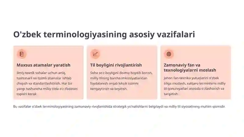 Xalq xo‘jaligidagi yangi sohalarning o‘zbek terminologiyasi rivojidagi roli 3
