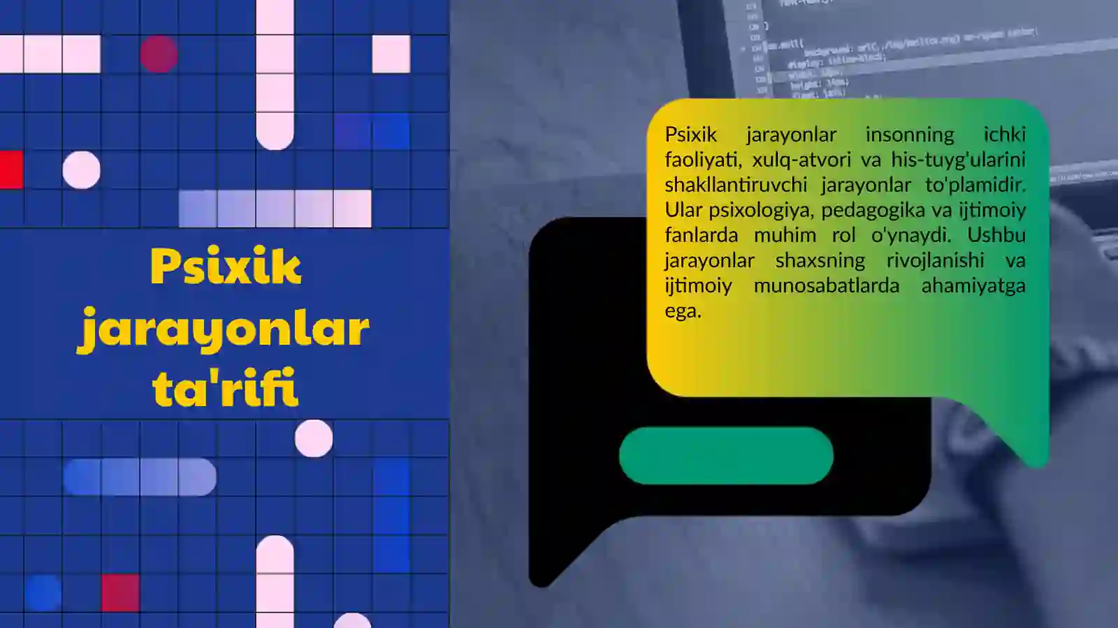 Psixik jarayonlar 3