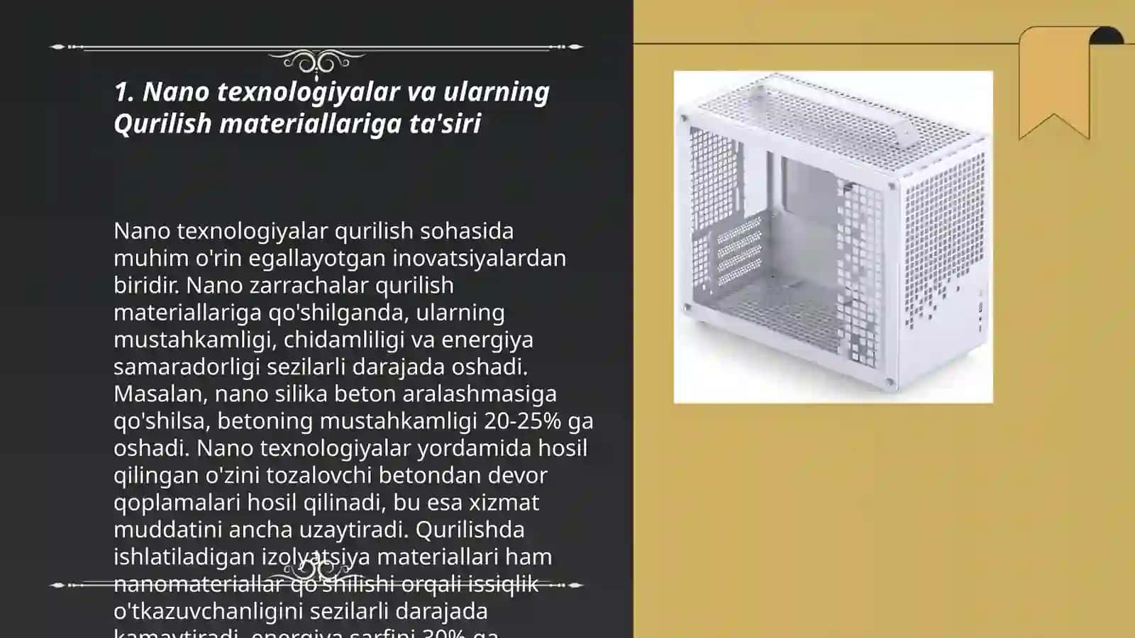 Qurilish materialari buyumlarini nano mikro makrastrukturasi 3