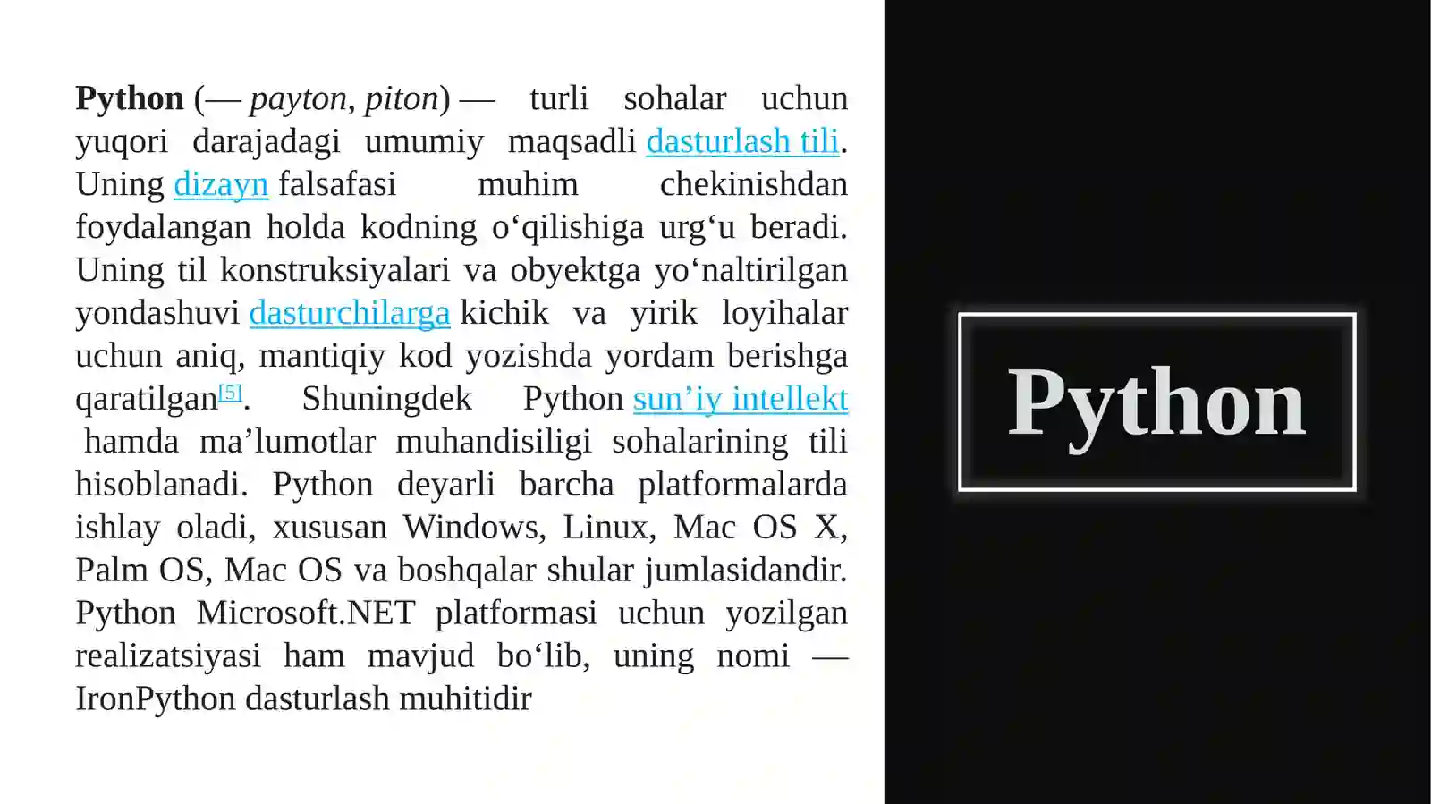 Python dasturi 3