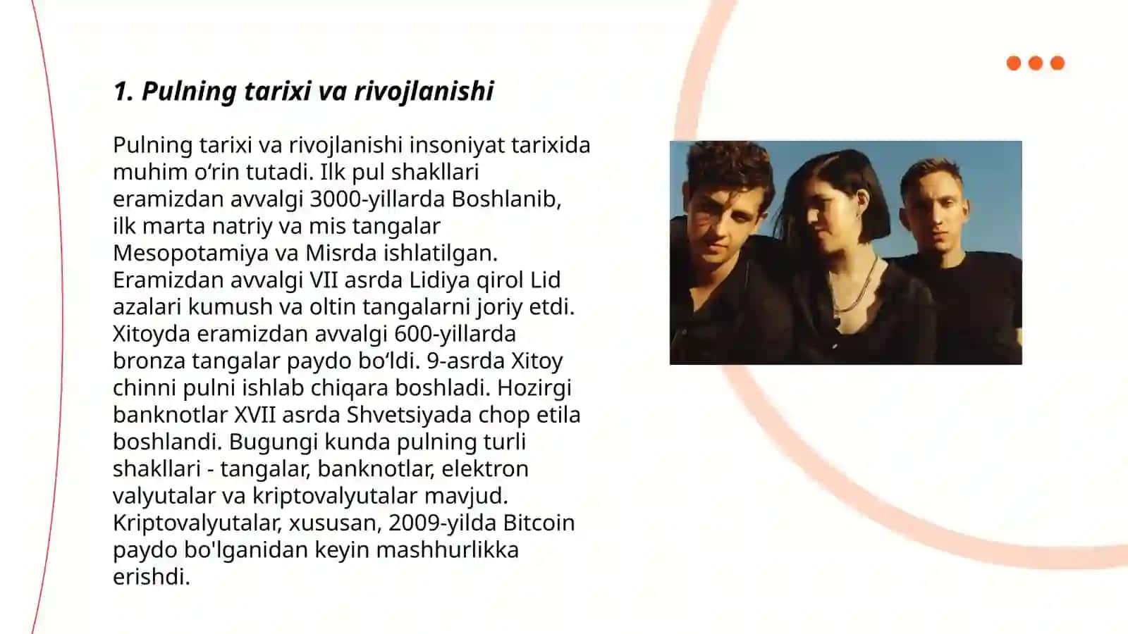 Pulning joriy va kelgusi davrdagi qiymatini nazariy asoslari 3