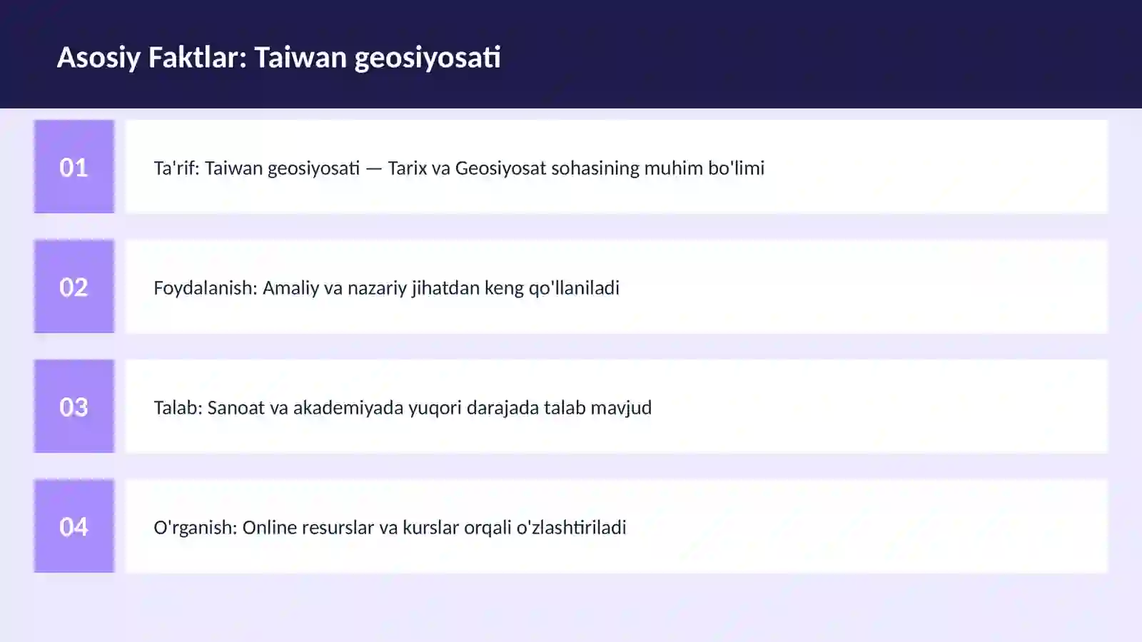 Taiwan geosiyosati 3