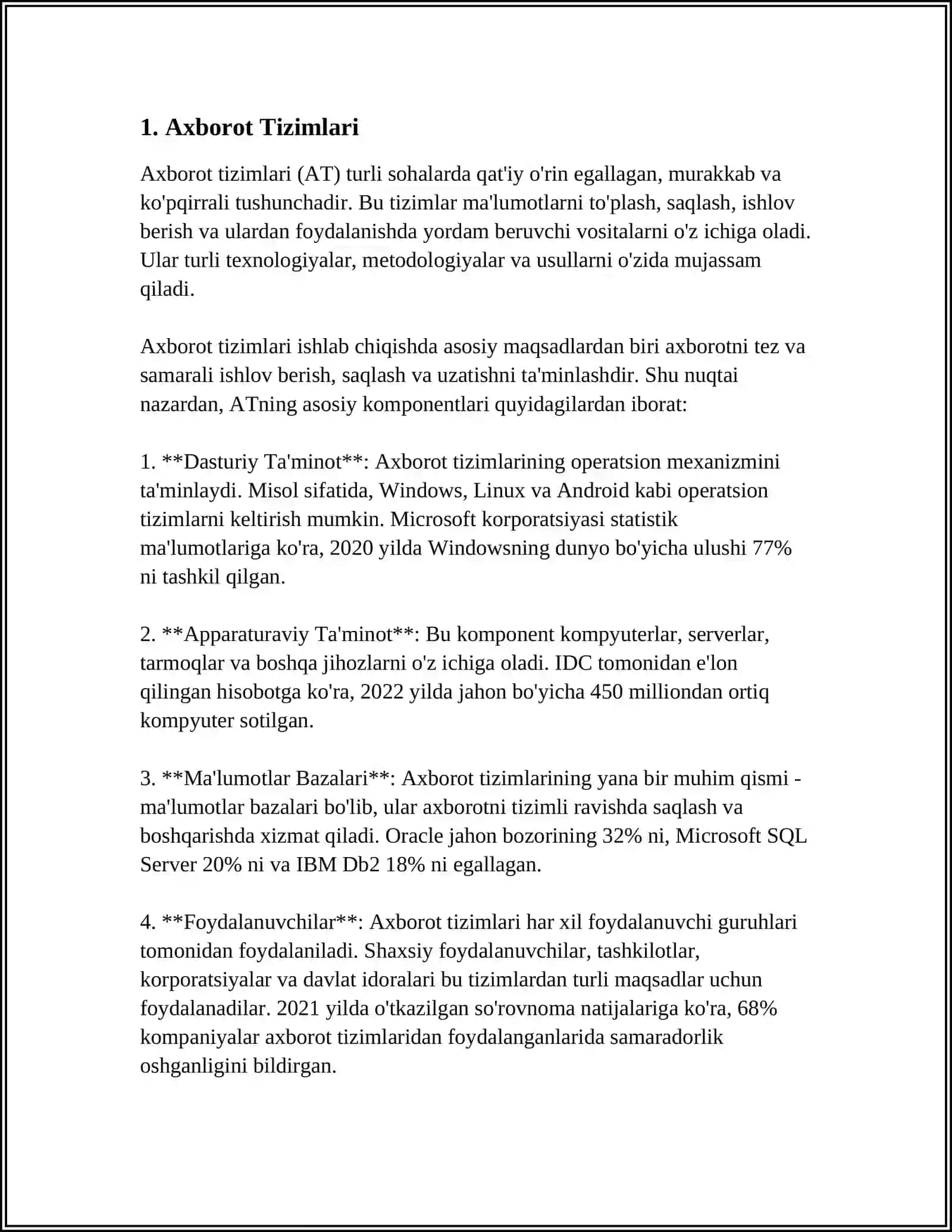 IQTISODIYOTDA FOYDALANILADIGAN DASTURIY MAHSULOTLAR 3