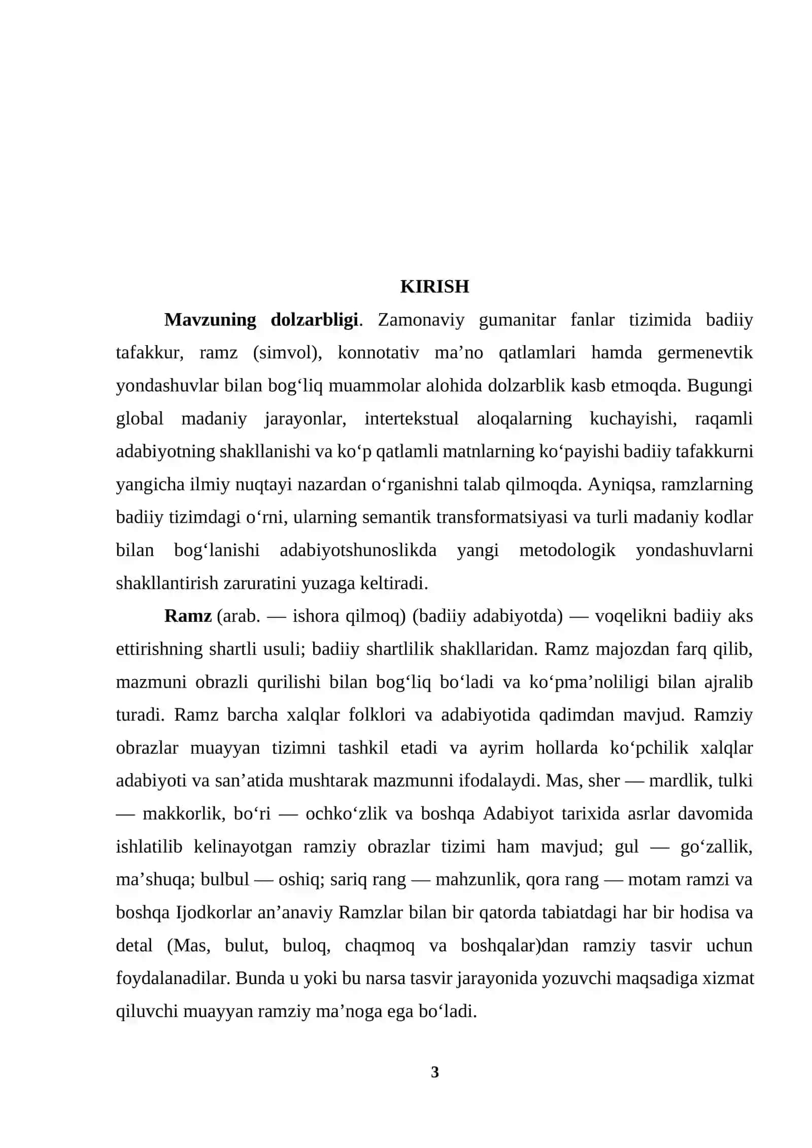 Badiiy tafakkurda ramz (simvol) ning turlari 3