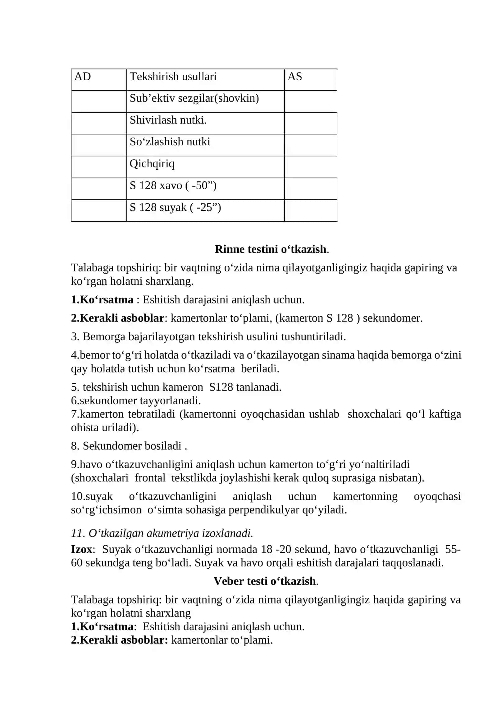 Quloqni davolash amaliyoti 3