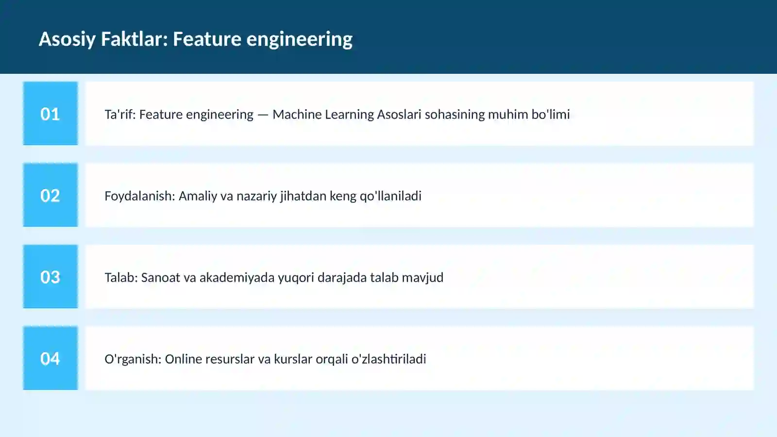 AI | MACHINE LEARNING ASOSLARI 3