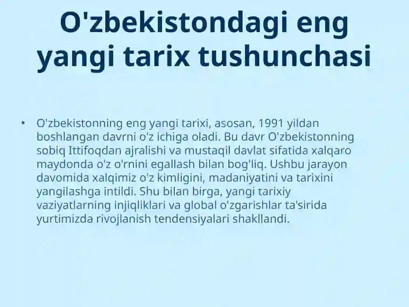 O'zbekistonning eng yangi tarixi 3