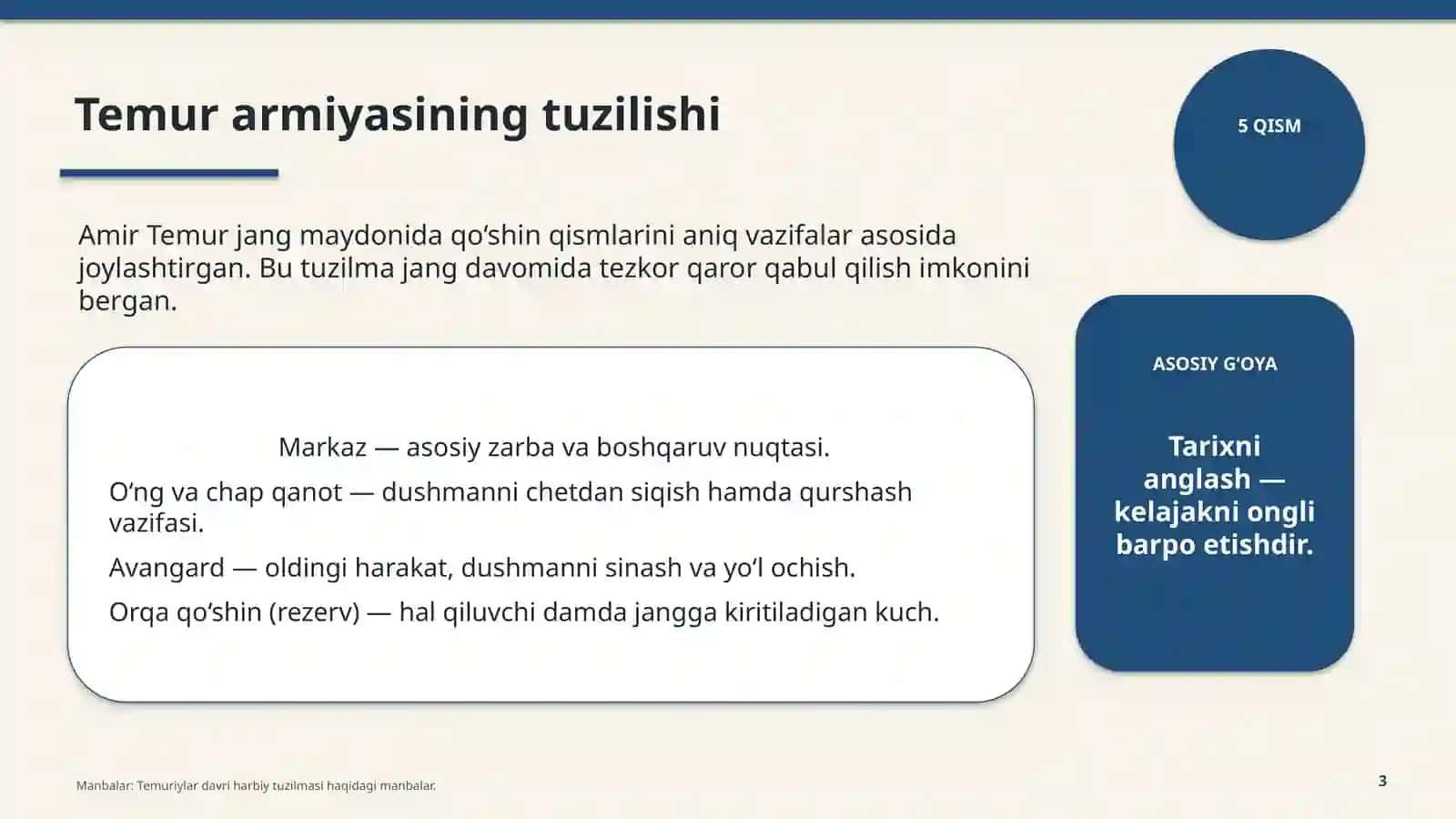 O‘zbekiston tarixi va jahon sivilizatsiyasi 3