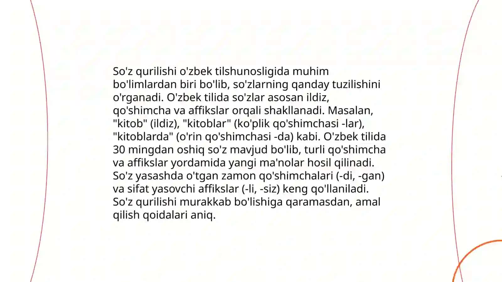 So'z qurilishi 3