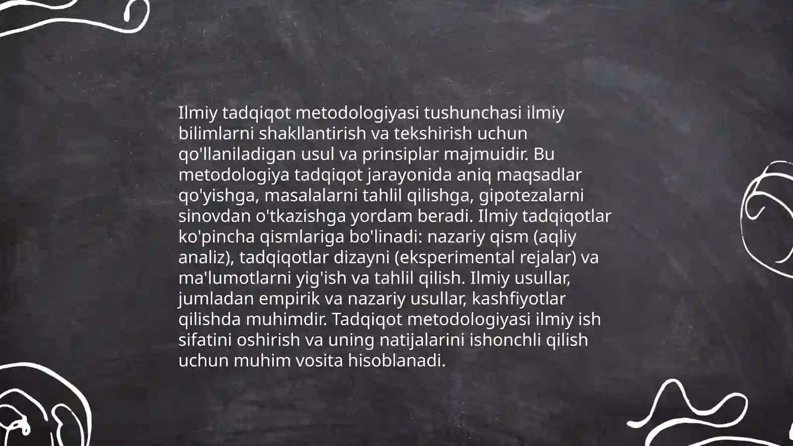 ILMIY TADQIQOT METODOLOGIYASI» FANINNING 3