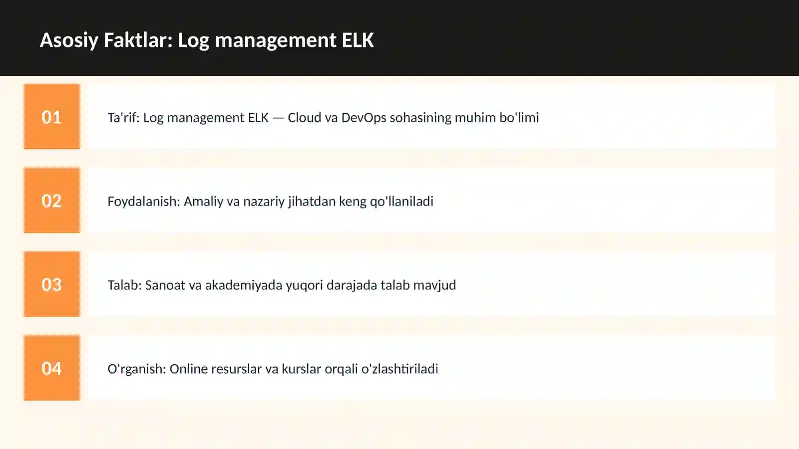 Log management ELK 3