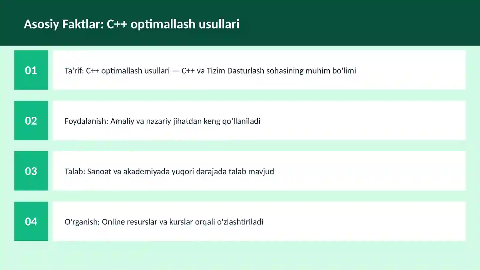 C++ VA TIZIM DASTURLASH 3