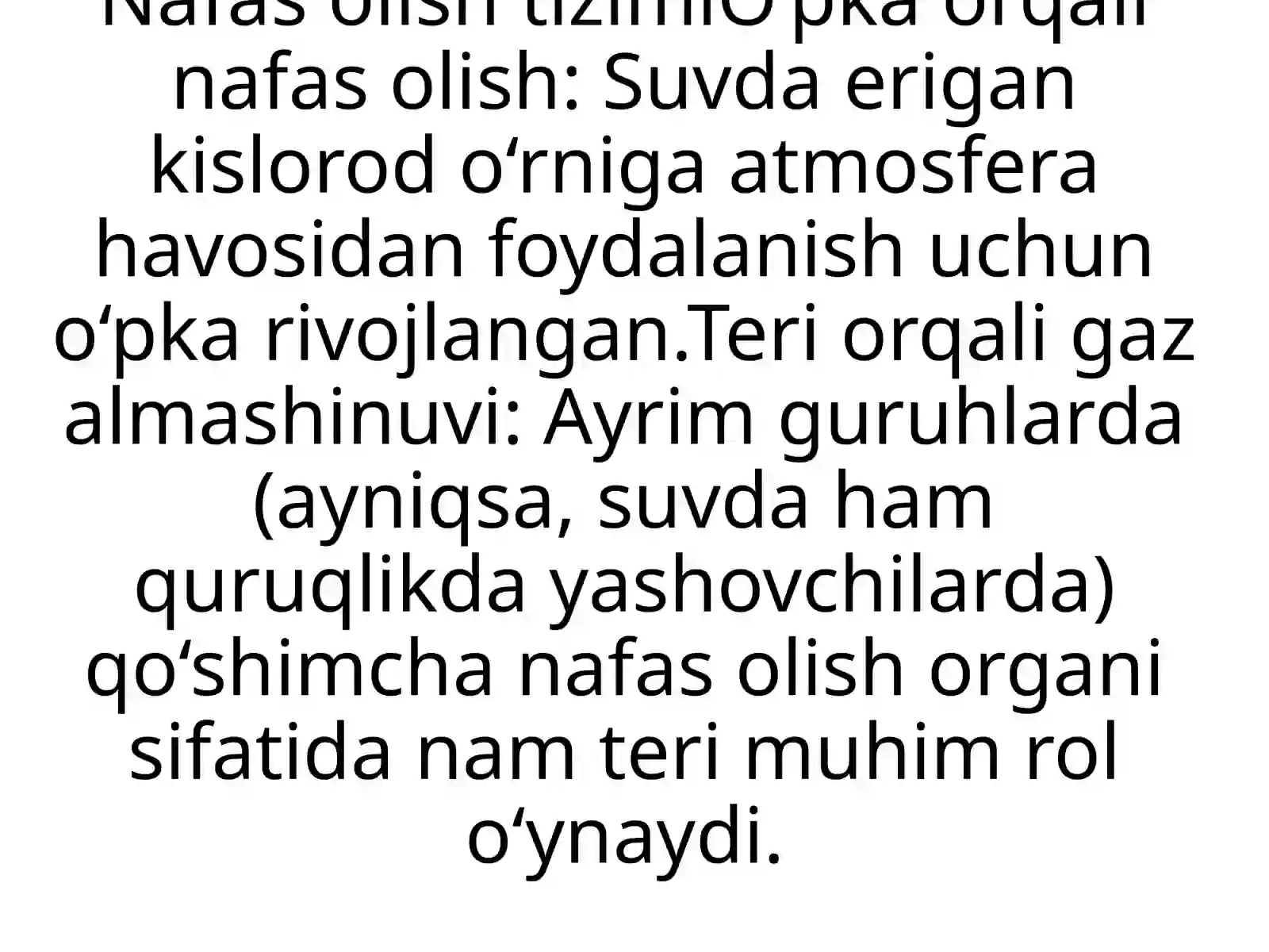 Tetrapodakattasinfiningquruqlikdayashaydiganhayvonlaridafiziologikmoslanishlar 3