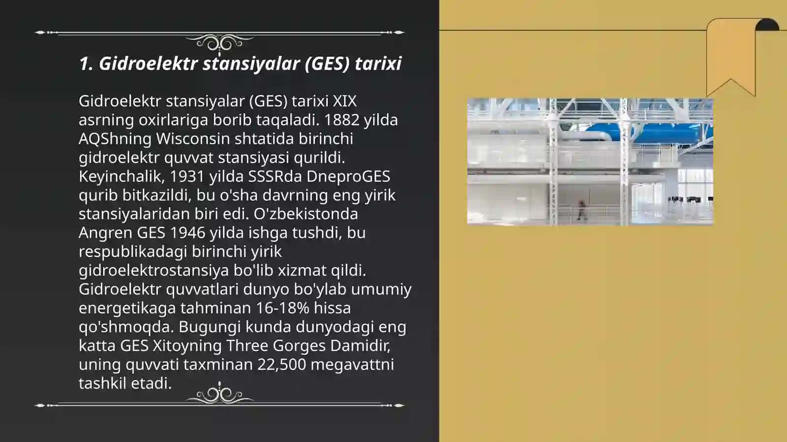 Gidroelektr stansiya tarixi 3