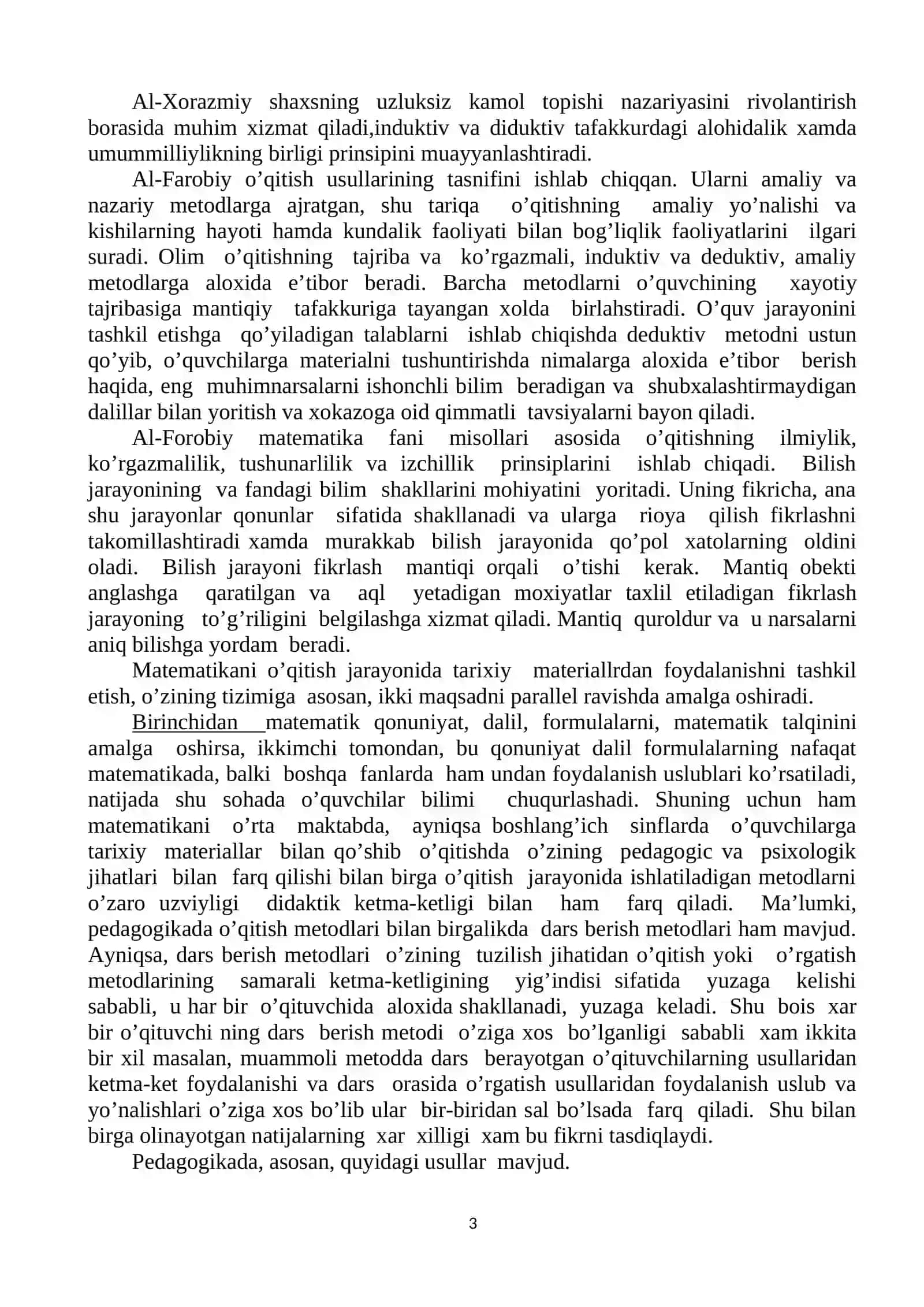 Sharq mutafakkirlari merosidan matematika va atrof olam darslarida 3