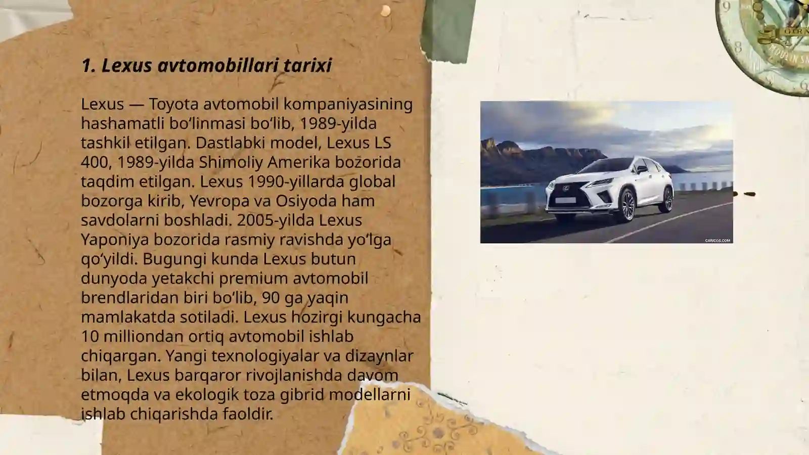 Lexus avtomobillari tarixi 3