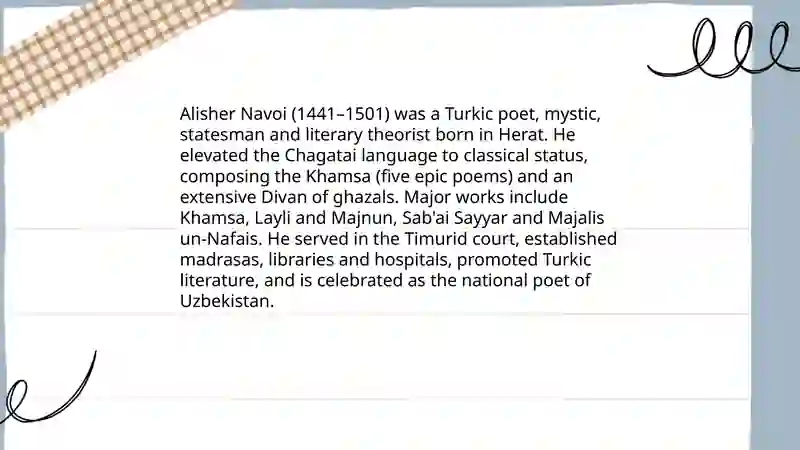 Alisher Navoi 3