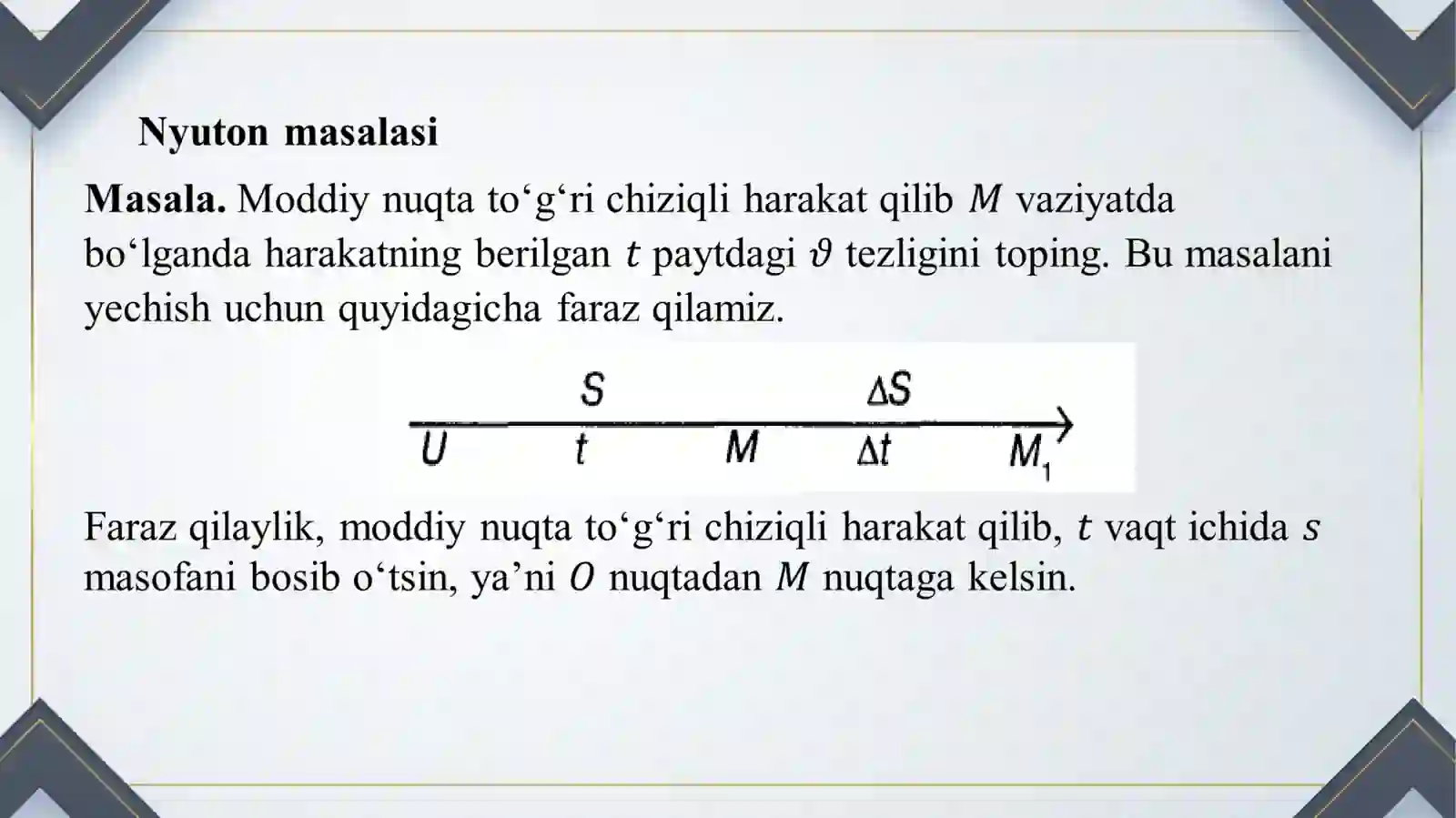 Hosila va uning ustida amallar bajarish metodikasi 3