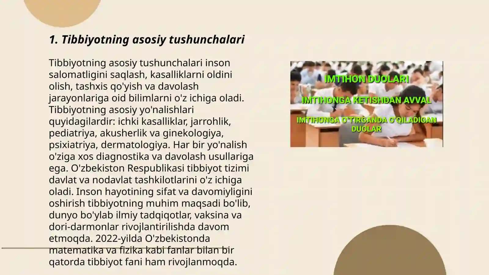 Tibbiy kasbga kirishdan 3