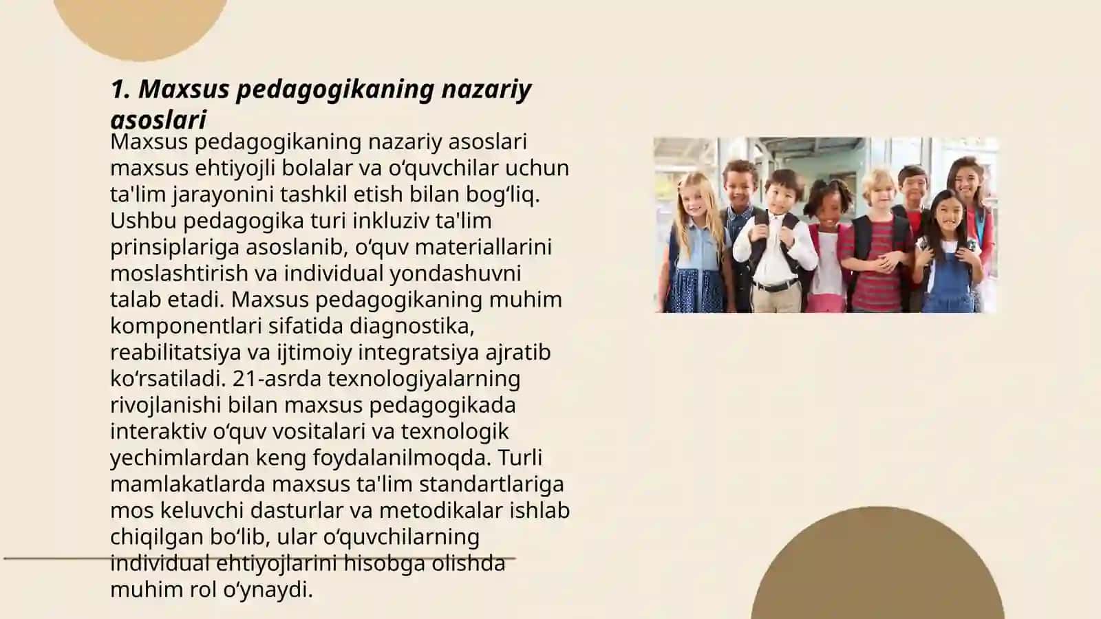 Umum ta'lim maktablarida imkoniyati cheklangan bolalarni oqitish boyicha pedagogik jarayoni tashkil etish yollari 3